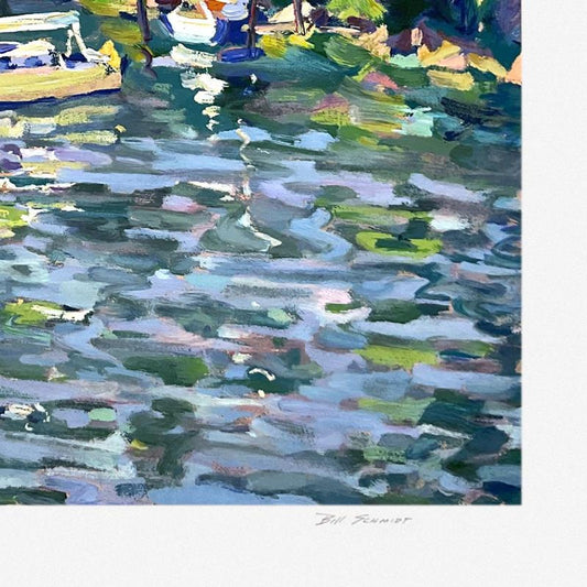 Bill Schmidt, "Annapolis Harbor" Limited Edition Printer's Proof Serigraph, Numbered and Hand Signed with Letter of Authenticity