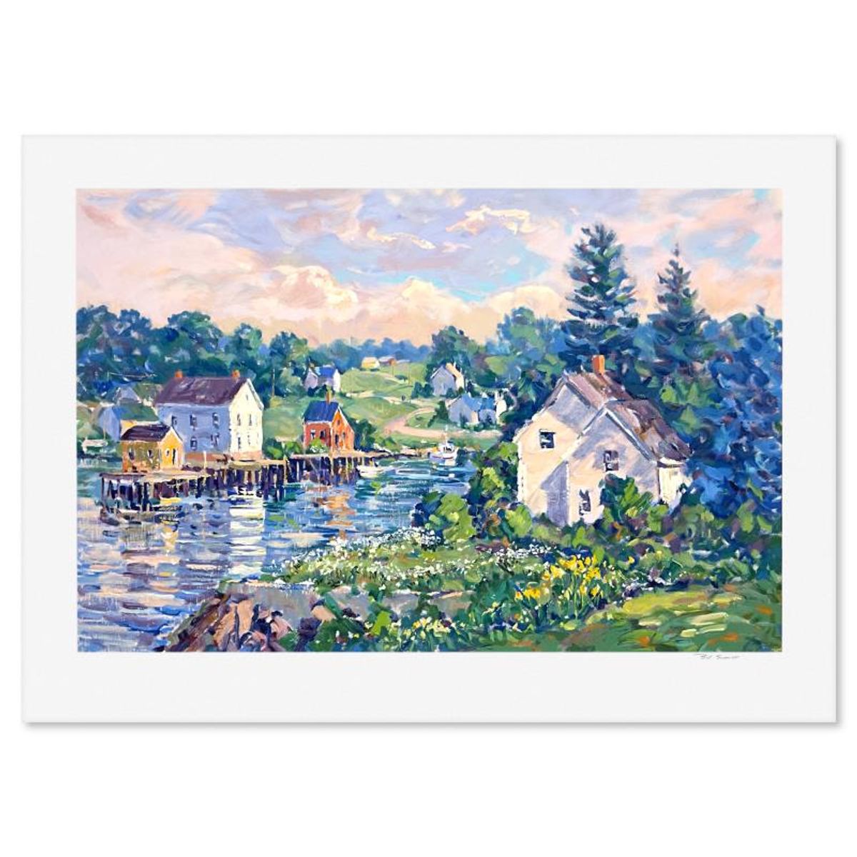 Bill Schmidt, "Evergreen Landing" Limited Edition Printer's Proof Serigraph, Numbered and Hand Signed with Letter of Authenticity
