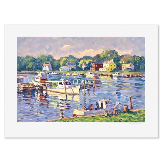 Bill Schmidt, "Mariners Cove" Limited Edition Printer's Proof Serigraph, Numbered and Hand Signed with Letter of Authenticity