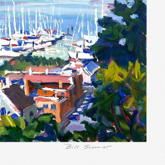 Bill Schmidt, "View from the Bluff" Limited Edition Printer's Proof Serigraph, Numbered and Hand Signed with Letter of Authenticity