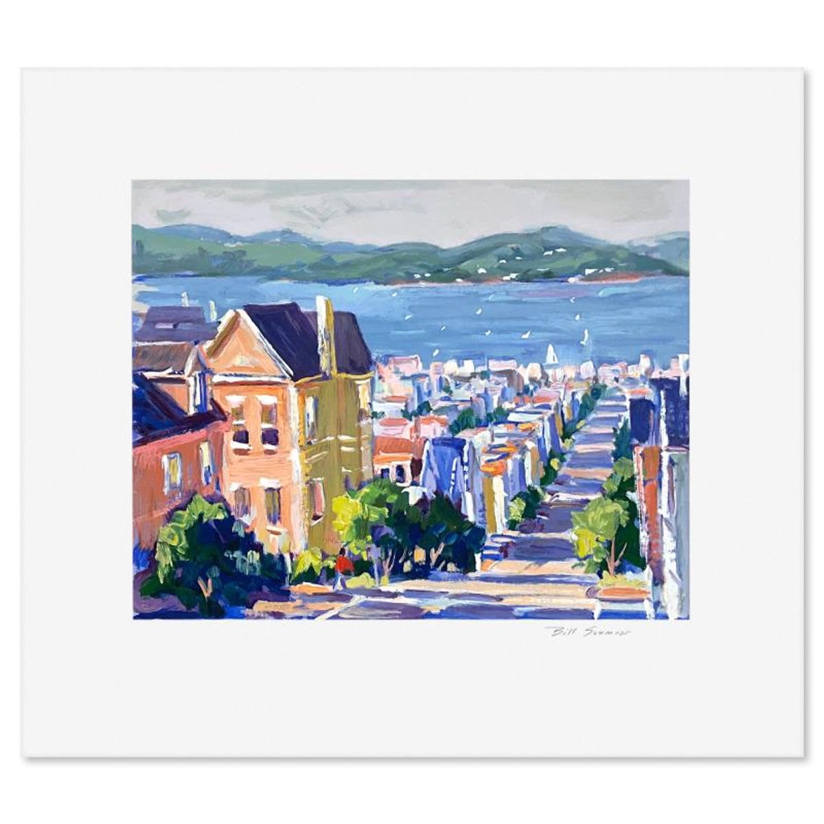 Bill Schmidt, "Bay View Place" Limited Edition Printer's Proof Serigraph, Numbered and Hand Signed with Letter of Authenticity
