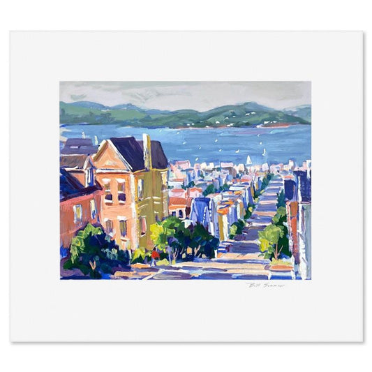 Bill Schmidt, "Bay View Place" Limited Edition Printer's Proof Serigraph, Numbered and Hand Signed with Letter of Authenticity