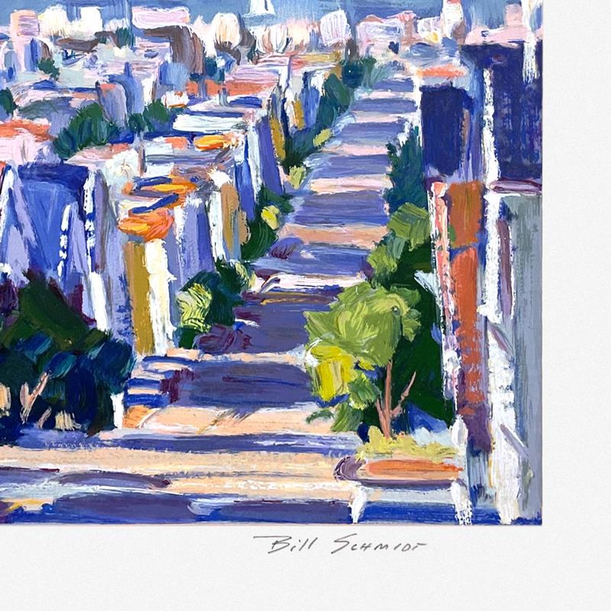 Bill Schmidt, "Bay View Place" Limited Edition Printer's Proof Serigraph, Numbered and Hand Signed with Letter of Authenticity