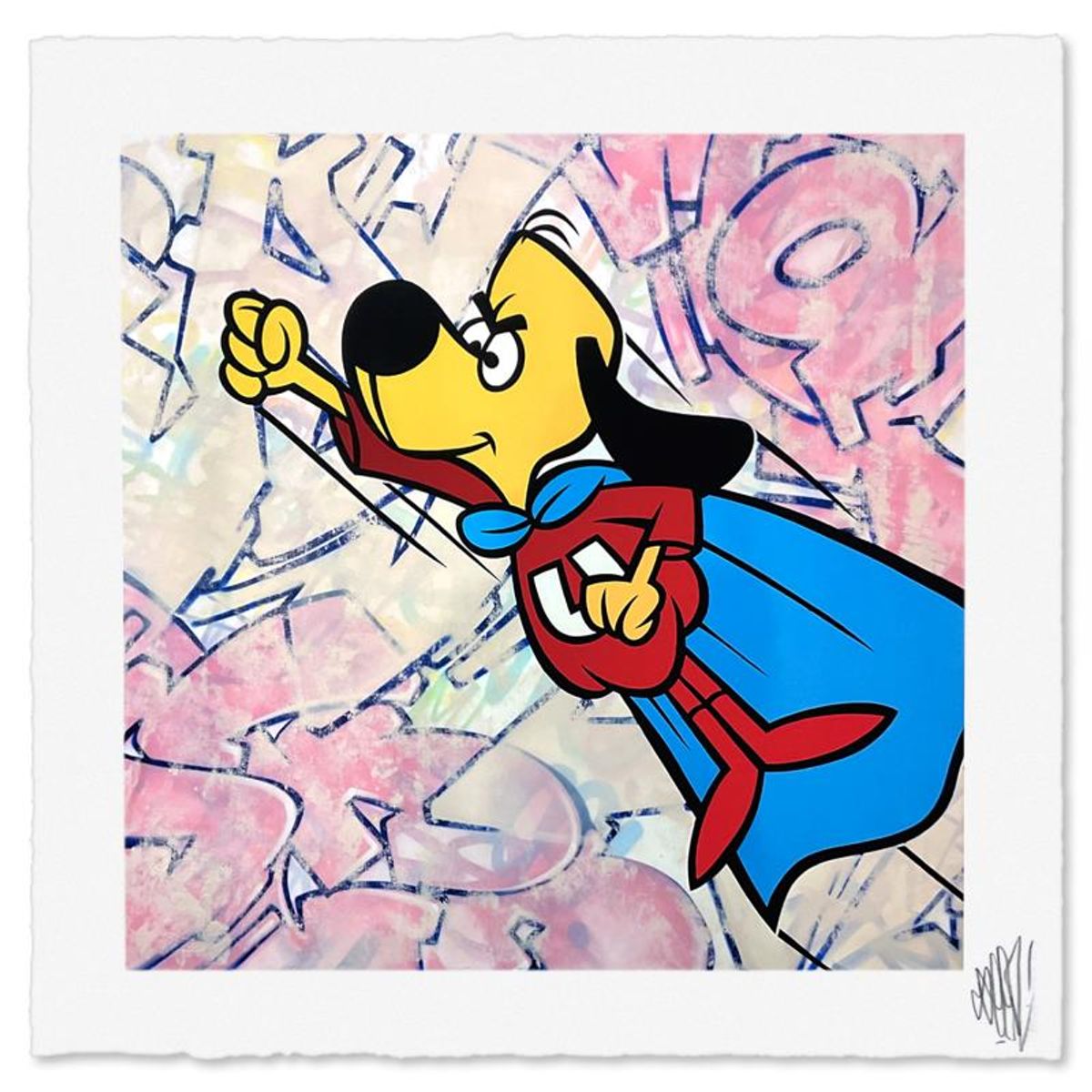 Seen, "Underdog" Limited Edition, Numbered and Hand Signed with Letter Authenticity
