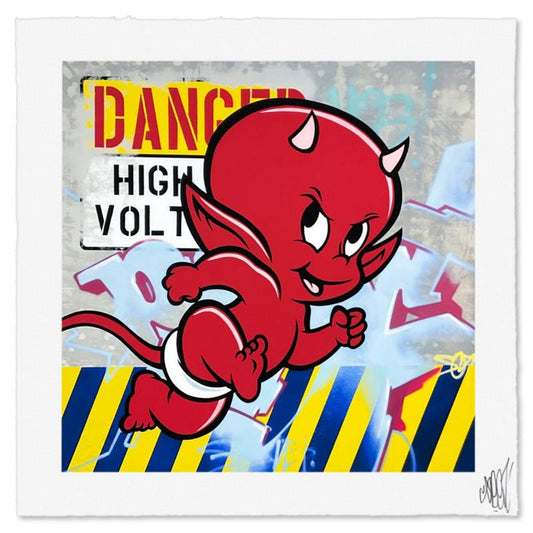 Seen, "Lil Devil" Limited Edition, Numbered and Hand Signed with Letter Authenticity