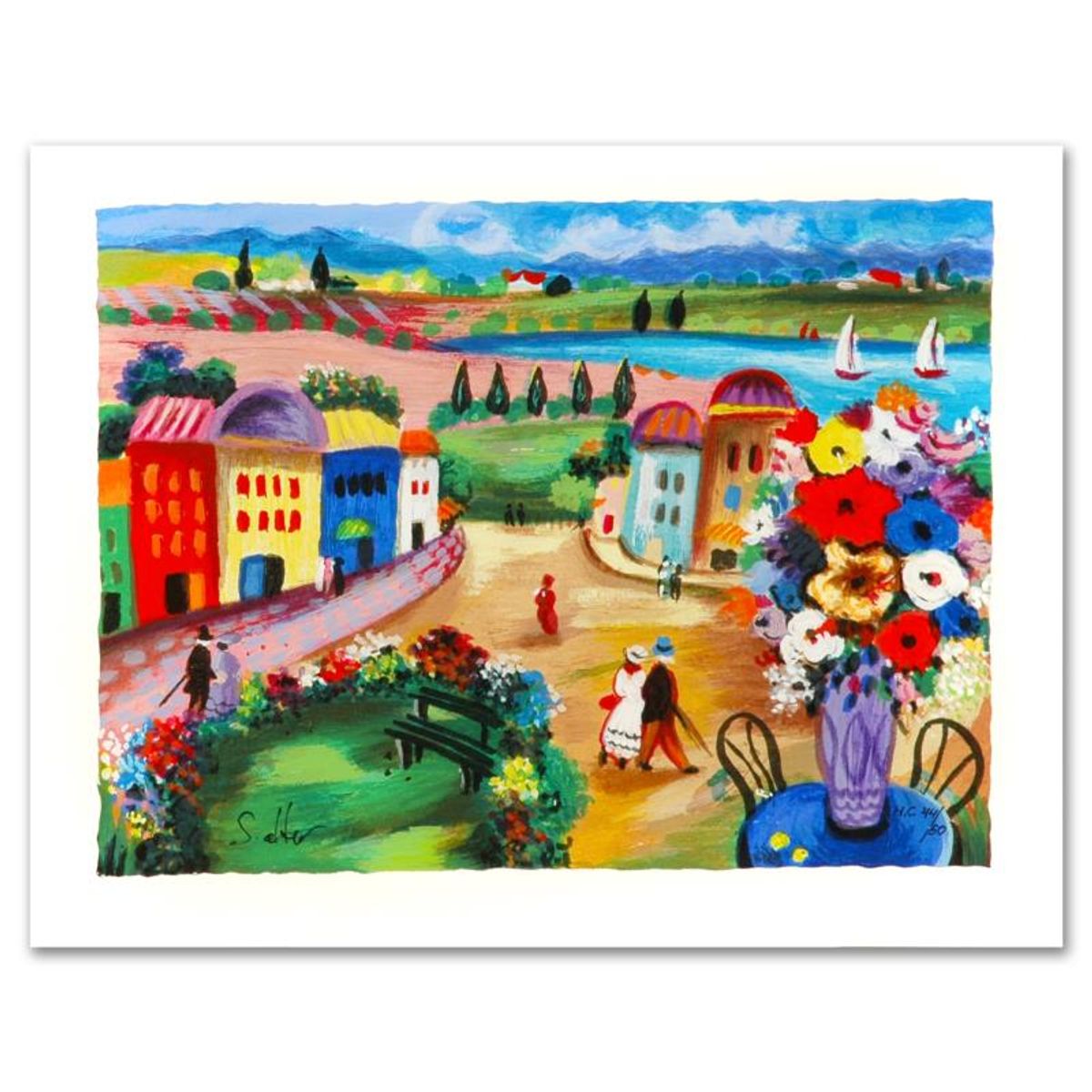 Shlomo Alter (1936-2021), "Spring Day" Limited Edition Serigraph, Numbered and Hand Signed with Letter of Authenticity.