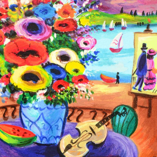 Shlomo Alter (1936-2021), "Still Life" Limited Edition Serigraph, Numbered and Hand Signed with Letter of Authenticity.