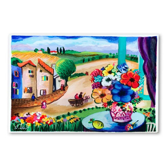 Shlomo Alter (1936-2021), "Summer Day II" Hand Signed Limited Edition Serigraph on Paper with Letter of Authenticity.