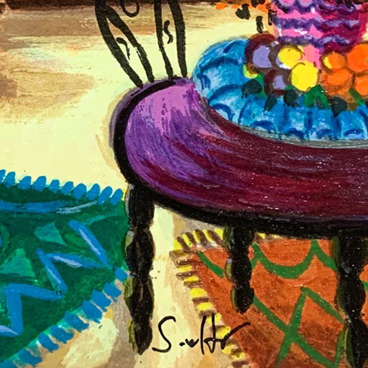 Shlomo Alter (1936-2021), "Cello" Hand Signed Limited Edition Serigraph on Paper with Letter of Authenticity.