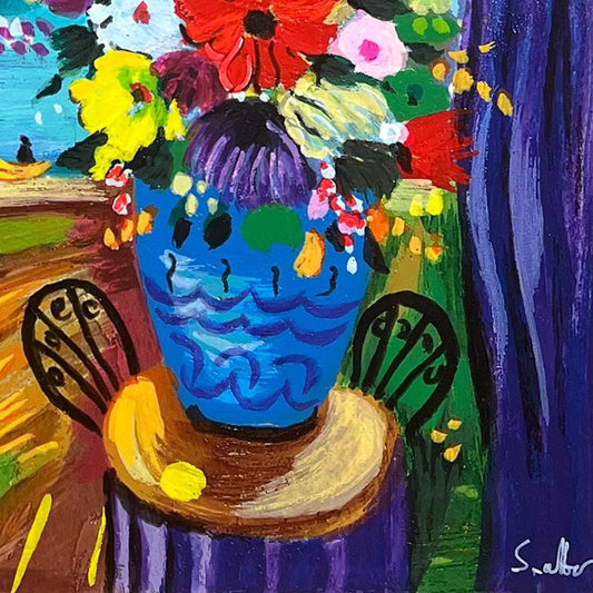 Shlomo Alter (1936-2021), "Lakeside Festivities" Hand Signed, Numbered Limited Edition with Letter of Authenticity.