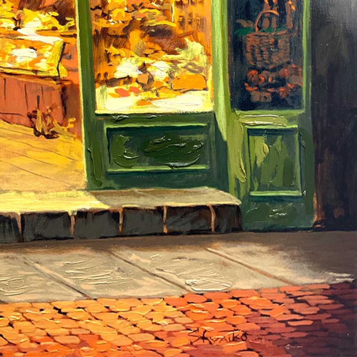 Viktor Shvaiko, "Evening in Verona" Hand Embellished Limited Edition Printer's Proof on Canvas (34" x 56"), Numbered and Hand Signed with Letter of Authenticity.