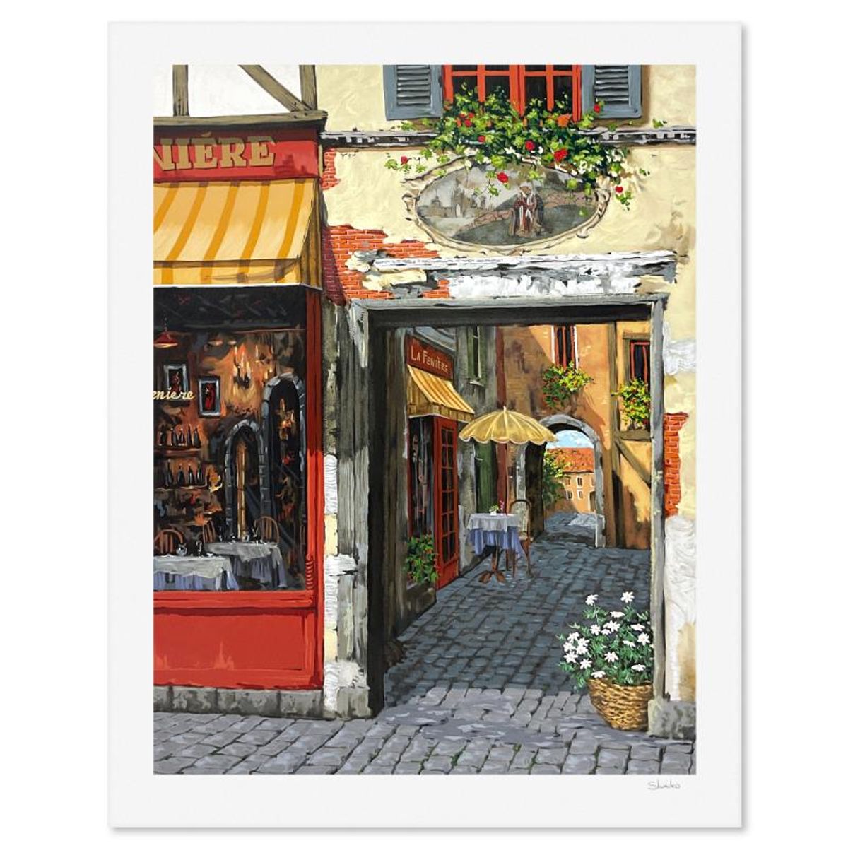 Viktor Shvaiko, "La Feniere" Limited Edition Printer's Proof Serigraph (36" x 27"), Numbered and Hand Signed with Letter of Authenticity.