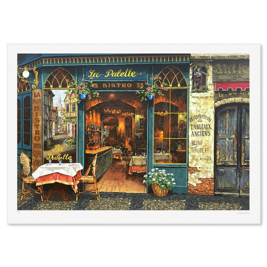 Viktor Shvaiko, "La Palette (White)" Limited Edition Printer's Proof Serigraph (28" x 42"), Numbered and Hand Signed with Letter of Authenticity.