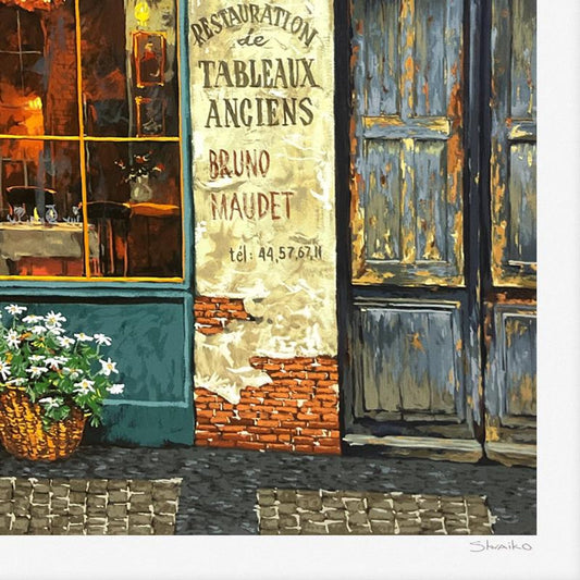 Viktor Shvaiko, "La Palette (White)" Limited Edition Printer's Proof Serigraph (28" x 42"), Numbered and Hand Signed with Letter of Authenticity.