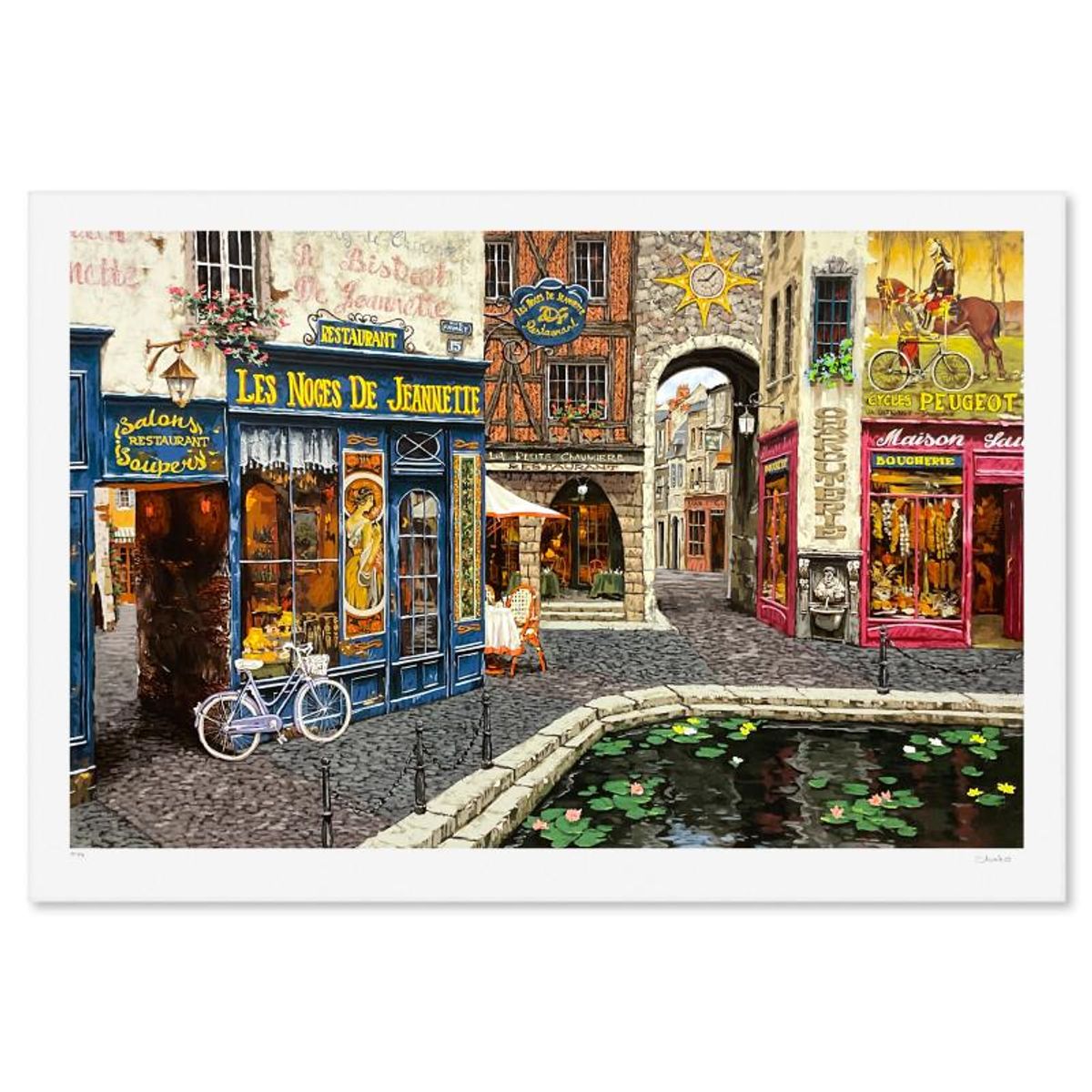 Viktor Shvaiko, "Le Noles De Jeanette (White)" Limited Edition Printer's Proof Serigraph (32" x 48"), Numbered and Hand Signed with Letter of Authenticity.