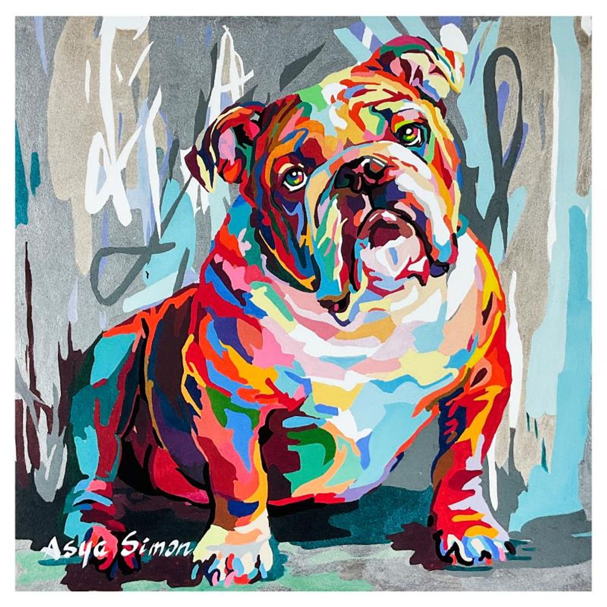 Asya Simon, Hand Signed Limited Edition on Canvas with Letter of Authenticity.