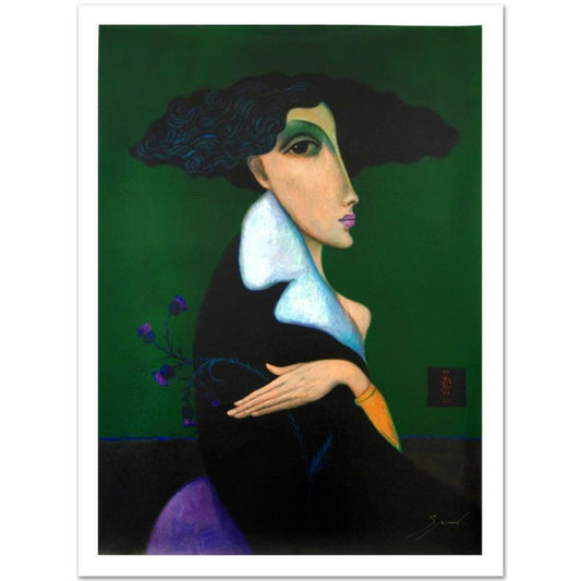 Sergey Smirnov (1953-2006), "Anna Pavlova" Limited Edition Mixed Media on Canvas (30" x 40"), Numbered and Hand Signed by Smirnov. Includes Certificate of Authenticity.