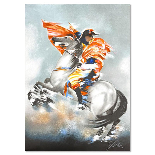 Victor Spahn, "Bonaparte" hand signed limited edition lithograph with Certificate of Authenticity.