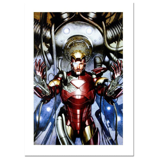 Stan Lee Signed, "Iron Man: Director of S.H.I.E.L.D. #31" Numbered Marvel Comics Limited Edition Canvas by Adi Granov and Marvel Comics and Hand Signed by Stan Lee with Certificate of Authent