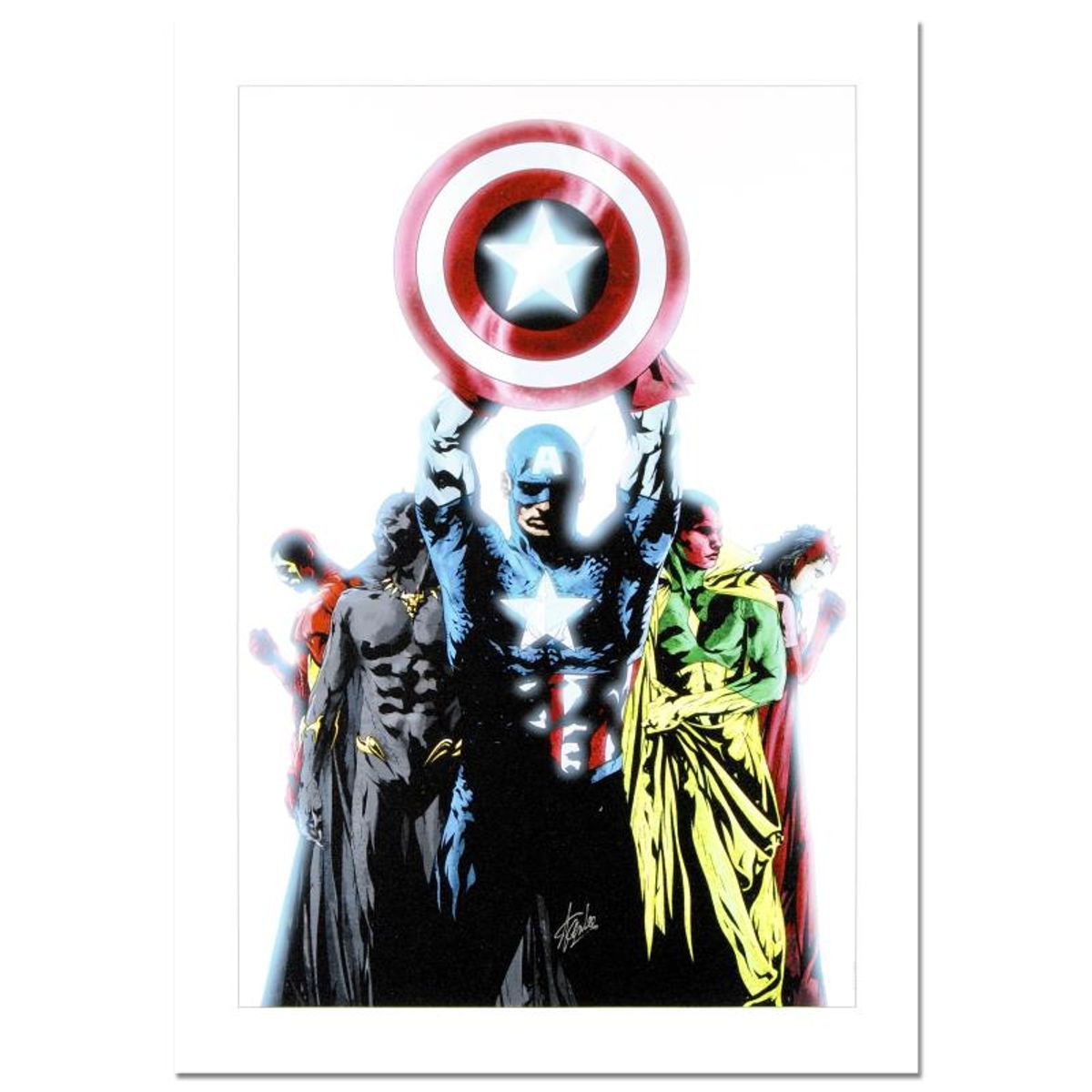 Stan Lee Signed, "Avengers #491" Numbered Marvel Comics Limited Edition Canvas by Jae Lee with Certificate of Authenticity.