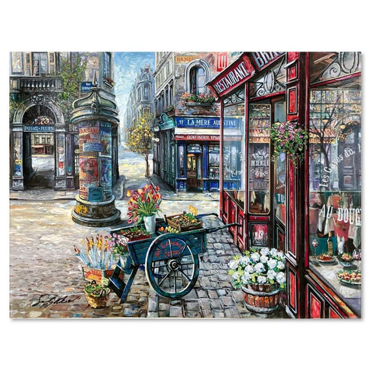 Vadik Suljakov, "Passage Le Julien" Hand Embellished Limited Edition Publisher's Proof on Canvas, Numbered Inverso and Hand Signed with Letter of Authenticity.