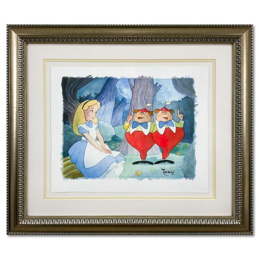 Toby Bluth (1940-2013), "Contrarywise" Framed Limited Edition from Disney Fine Art, Numbered and Hand Signed with Letter of Authenticity