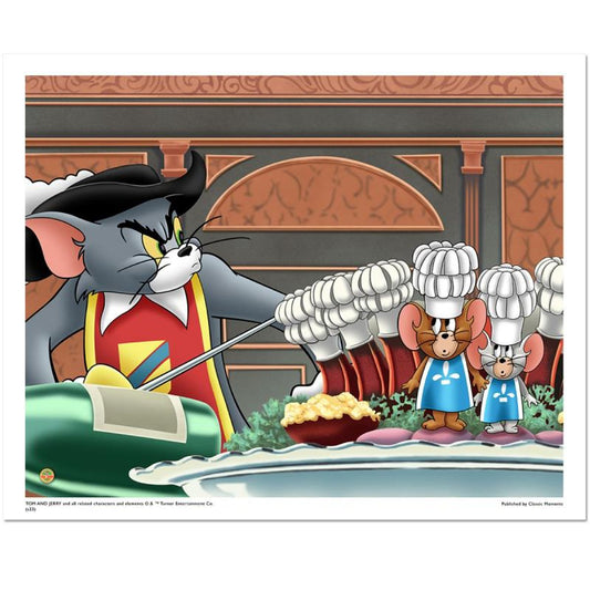 Tom and Jerry "Two Musketeers" Numbered Limited Edition with Certificate of Authenticity.