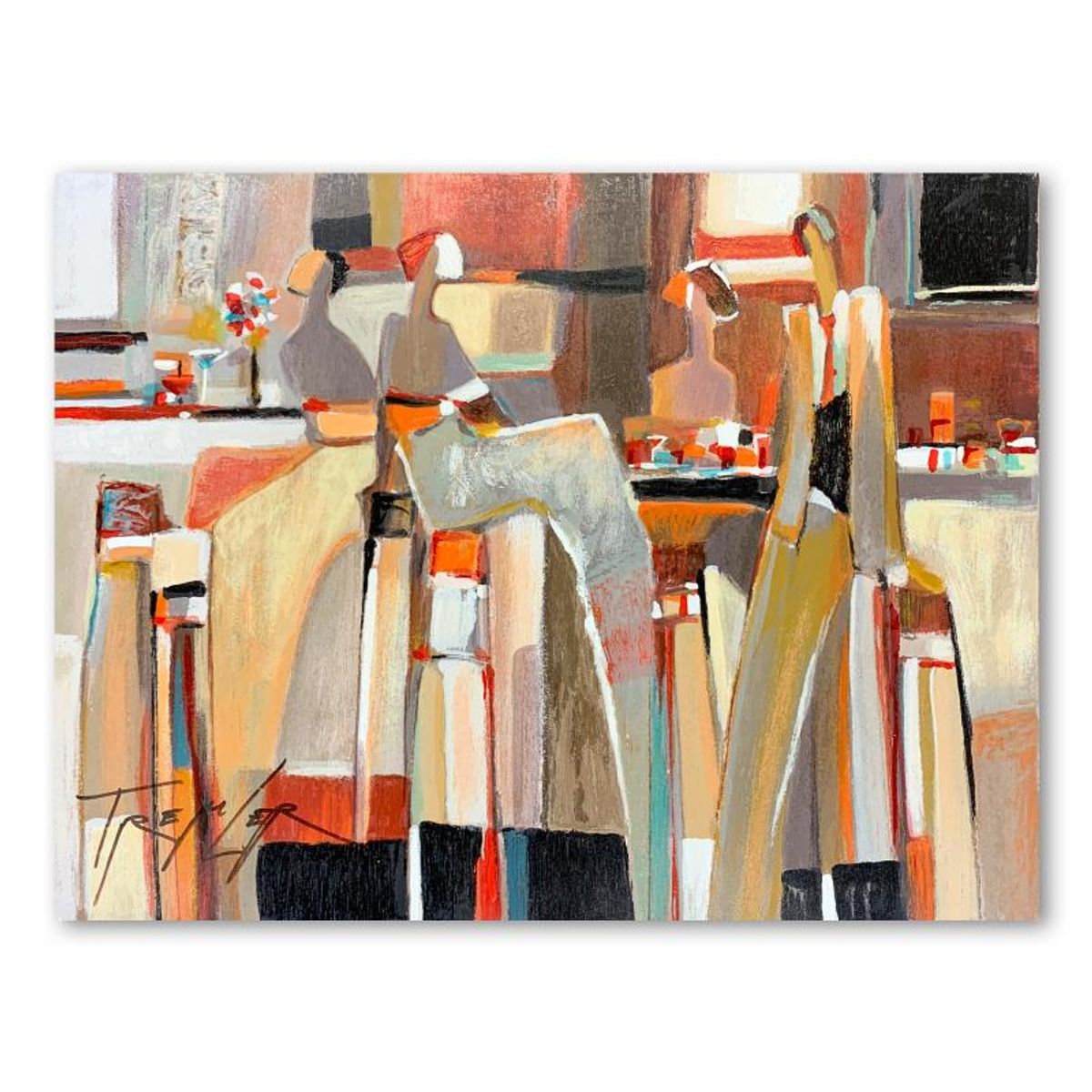 Yuri Tremler, Hand Signed Limited Edition Serigraph on Board with Letter of Authenticity.