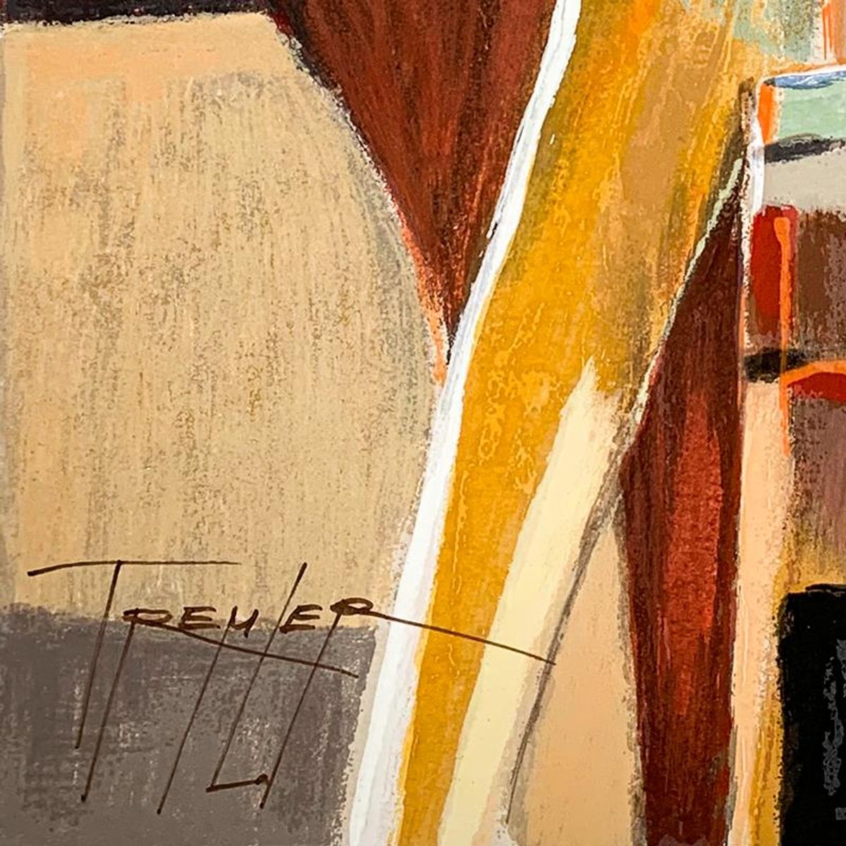 Yuri Tremler, Hand Signed Limited Edition Serigraph on Paper with Letter of Authenticity.