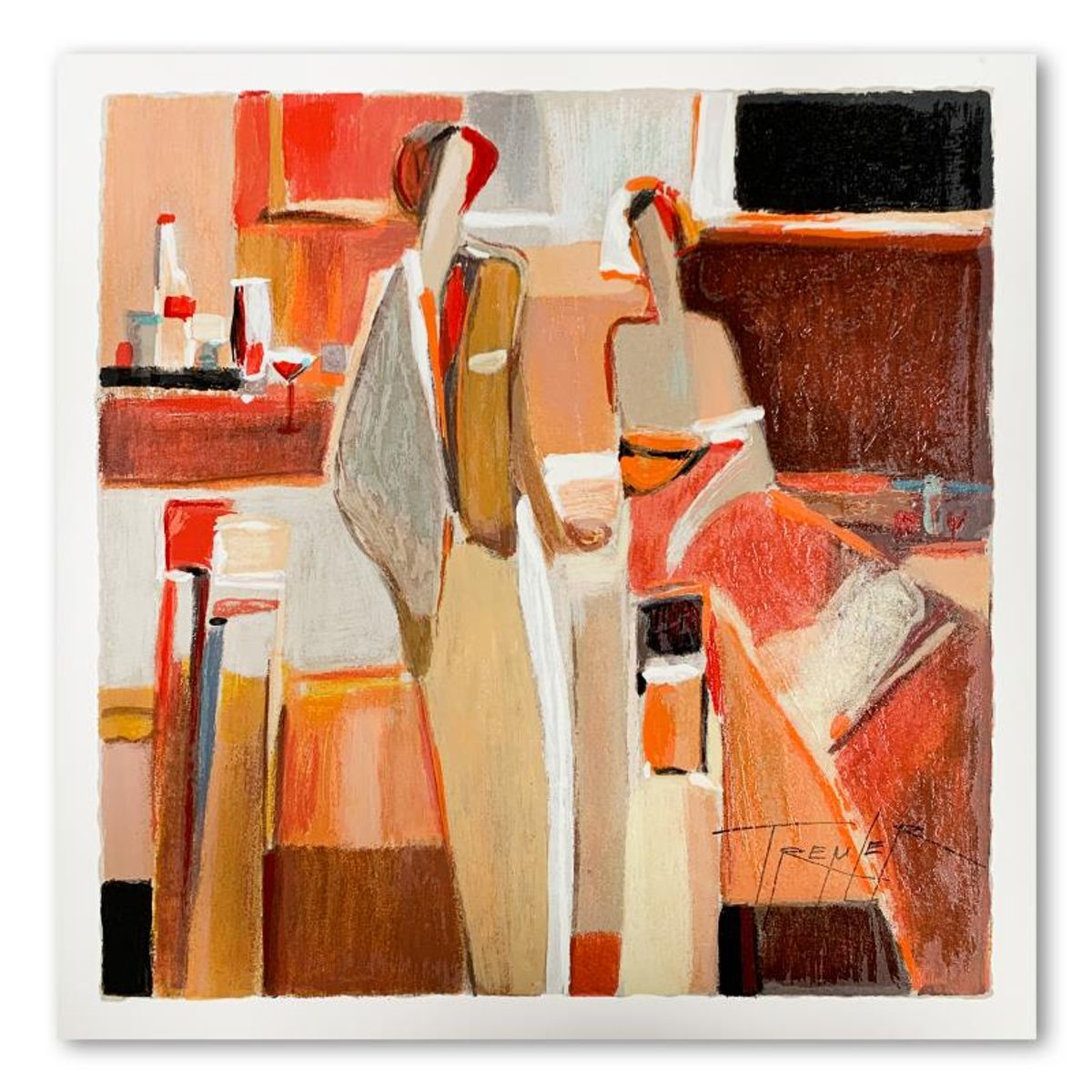 Yuri Tremler, "A New Adventure" Limited Edition Serigraph, Numbered and Hand Signed with Letter of Authenticity.