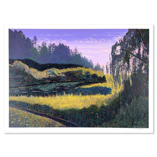 Marcus Uzilevsky (1937-2015), "Woodacre" Limited Edition Serigraph, Numbered and Hand Signed with Letter of Authenticity