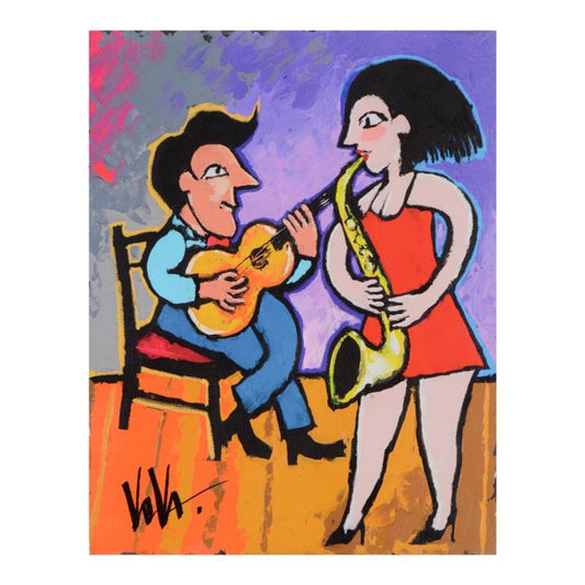 Vova, Hand Embellished Limited Edition on Canvas, Numbered and Hand Signed with Letter of Authenticity.