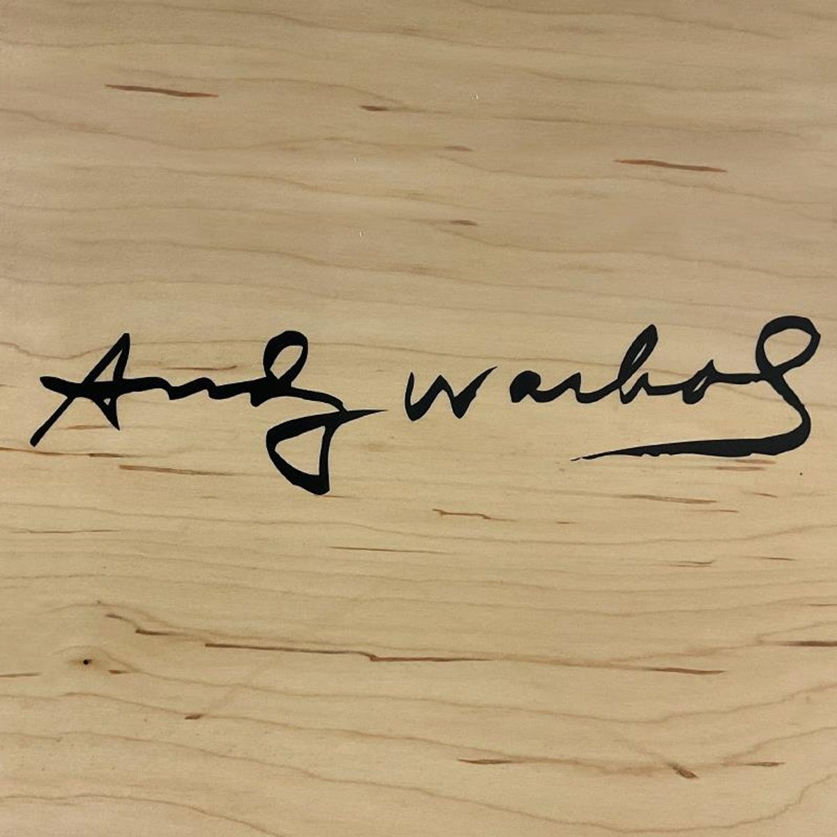 Andy Warhol (1928-1987), "Dollar Sign" Framed Skateboard Triptych, Plate Signed with Letter of Authenticity.