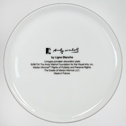 Andy Warhol (1928-1987), "Marilyn (Blue)" Framed Limoges Porcelain Plate.