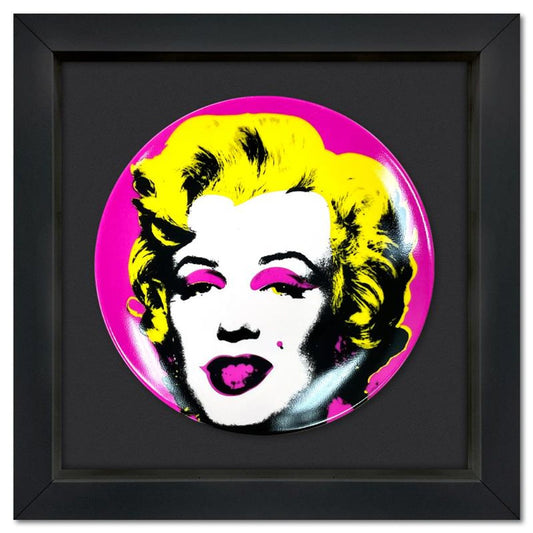 Andy Warhol (1928-1987), "Marilyn (Pink)" Framed Limoges Porcelain Plate.
