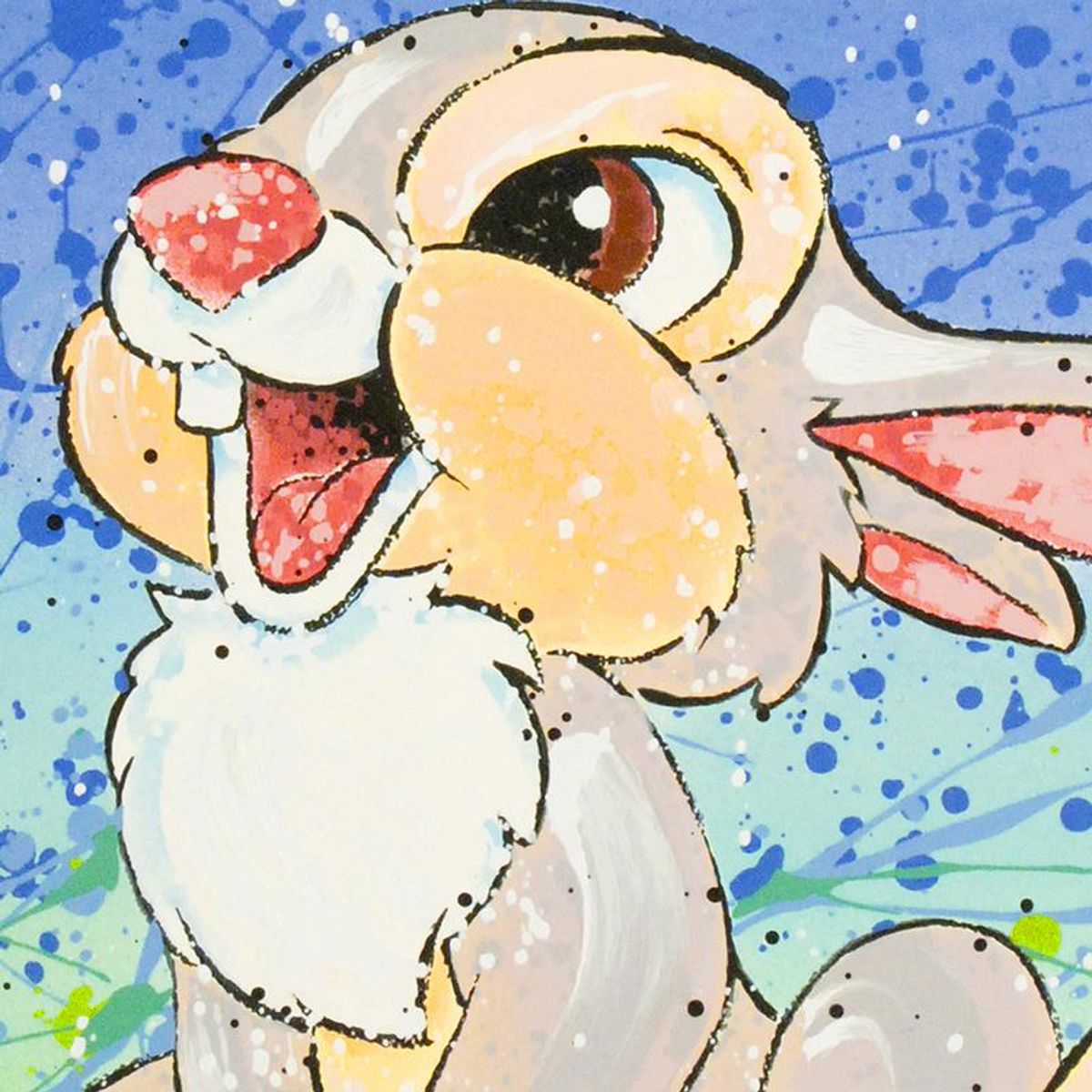 David Willardson, "Thay Thumpin Nice" Hand Signed Limited Edition Disney Serigraph with Letter of Authenticity.