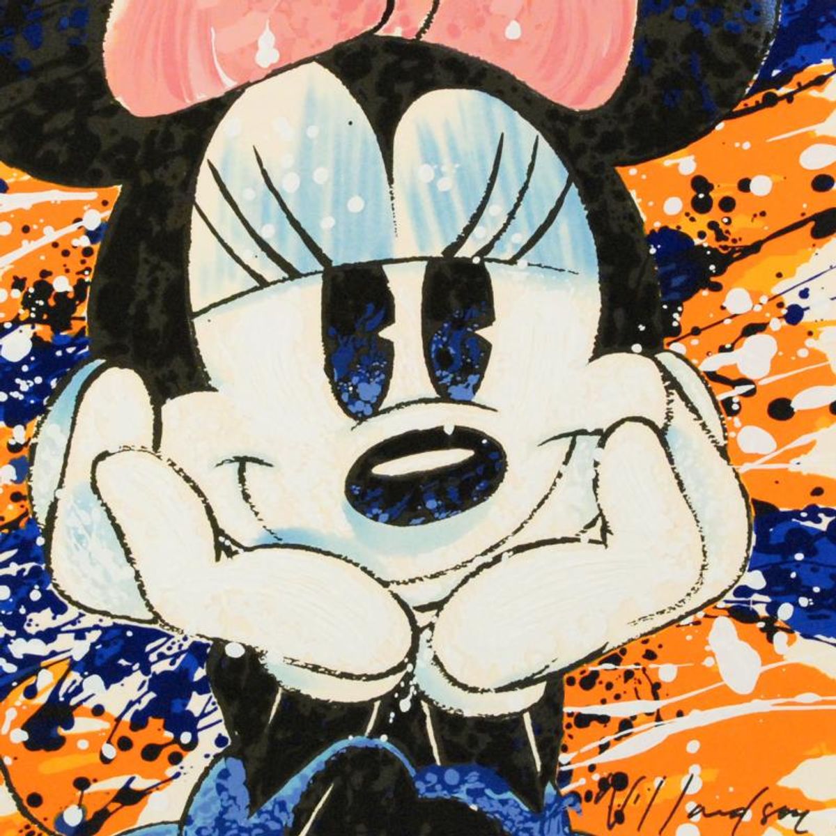 David Willardson, "Happy Daze" Hand Signed Limited Edition Disney Serigraph with Letter of Authenticity.