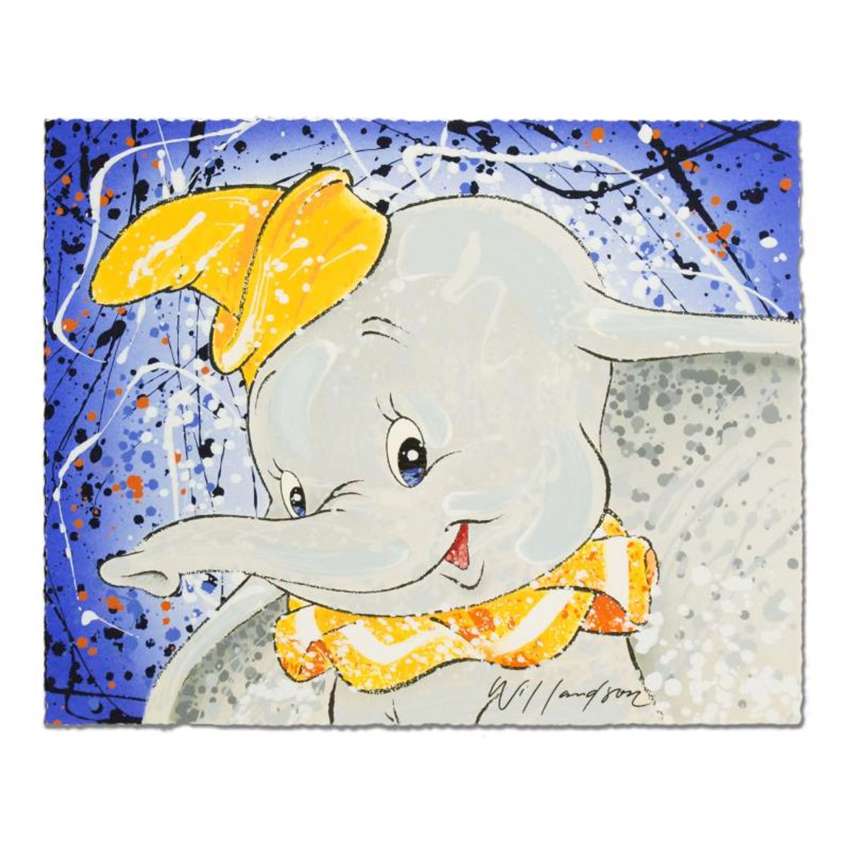 David Willardson, "Keep It Under Your Hat" Hand Signed Limited Edition Disney Serigraph with Letter of Authenticity.