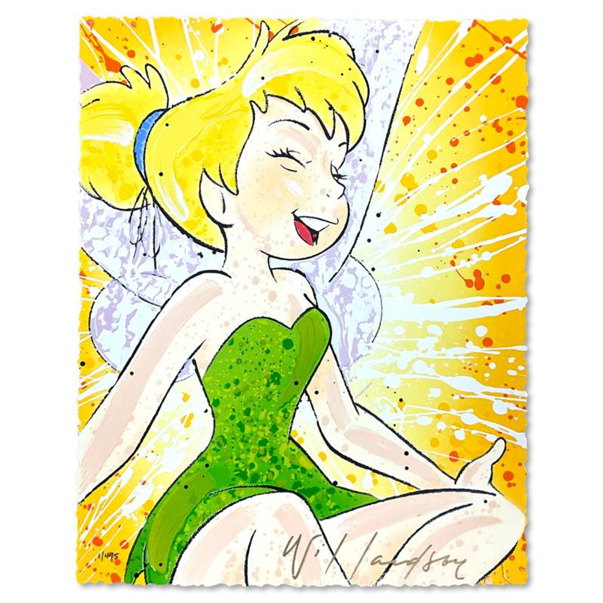 David Willardson, "Keeping It Light" Limited Edition Serigraph, Numbered and Hand Signed with LOA.