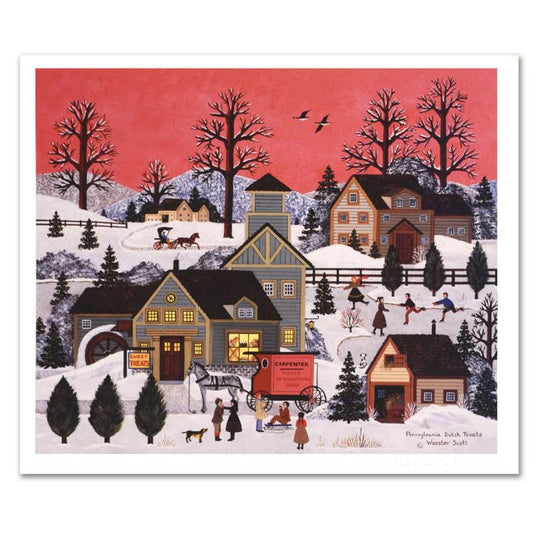 Jane Wooster Scott, "Pennsylvania Dutch Treats" Hand Signed Limited Edition Lithograph with Letter of Authenticity.