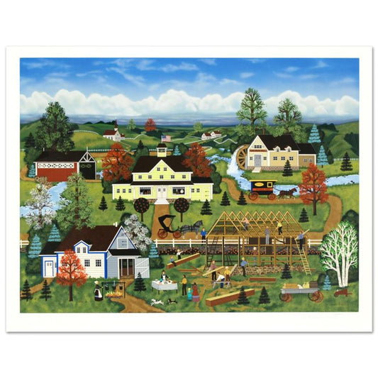 Jane Wooster Scott, "Good Neighbor" Limited Edition Lithograph, Numbered and Hand Signed with Letter of Authenticity (Disclaimer).