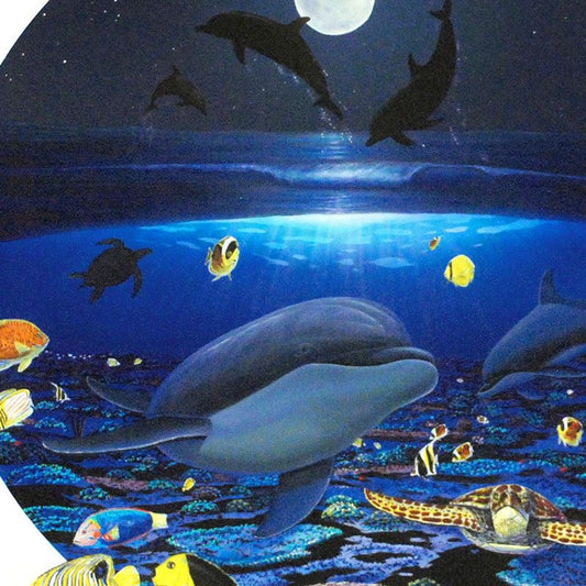 Moonlight Celebration Limited Edition Giclee on Canvas by renowned artist WYLAND, Numbered and Hand Signed with Certificate of Authenticity.