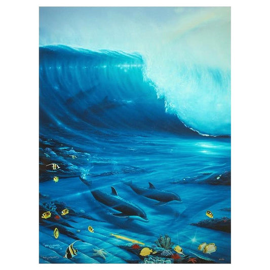 Wyland, "Surf's Up" Hand Embellished Limted Edition Cibachrome (27" x 36"), AP Numbered and Hand Signed with Certificate