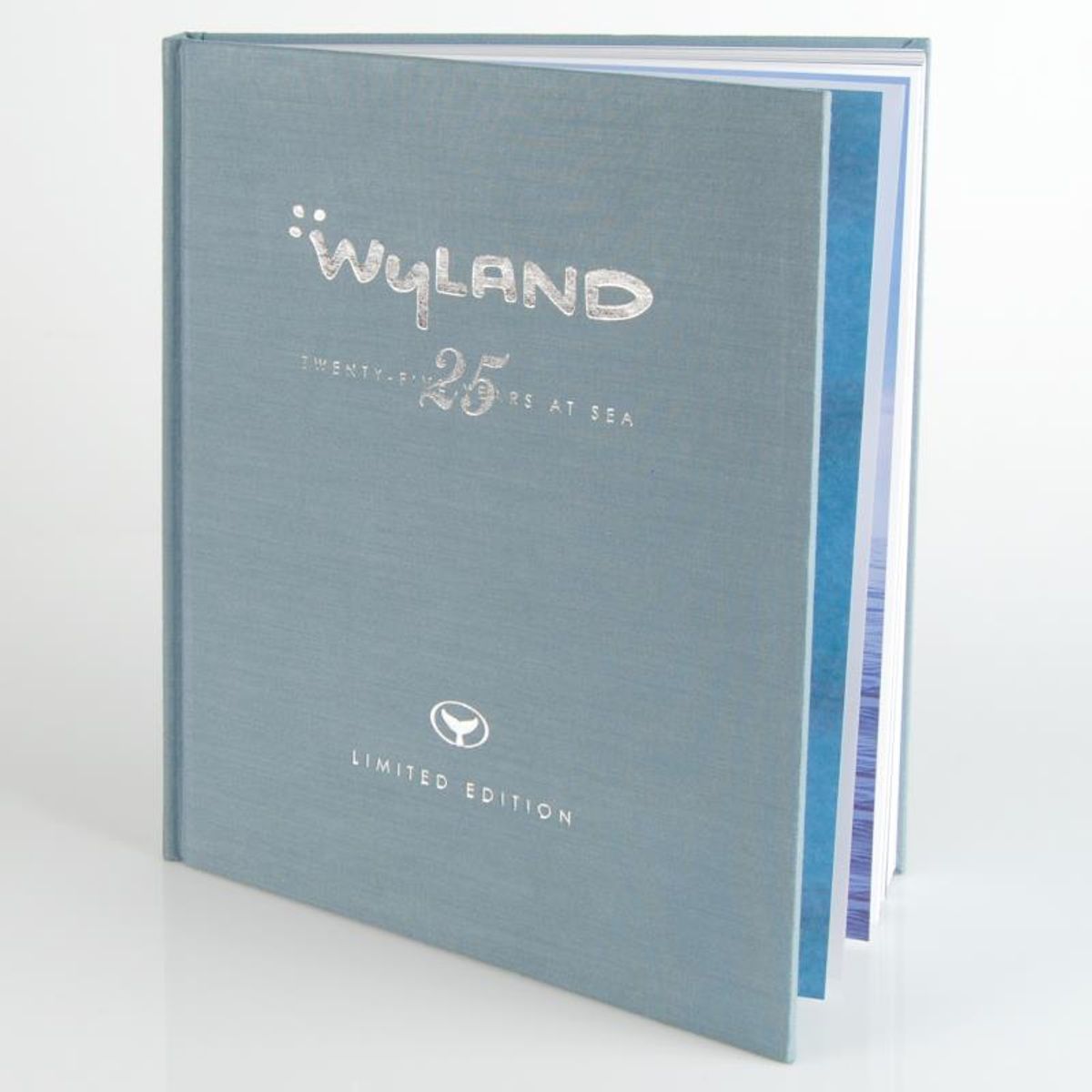 Wyland: 25 Years at Sea (2006) Limited Edition Collector's Fine Art Book by John Yow, with Preface by World-Renowned Artist Wyland. With Numbered, Hand Signed and Thumb-Printed Vellum Front P