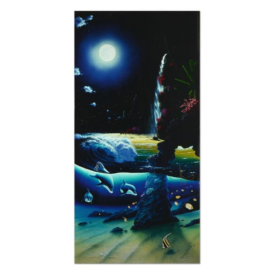 Wyland, "Island Paradise" Limited Edition Cibachrome, Numbered and Hand Signed with Certificate of Authenticity.