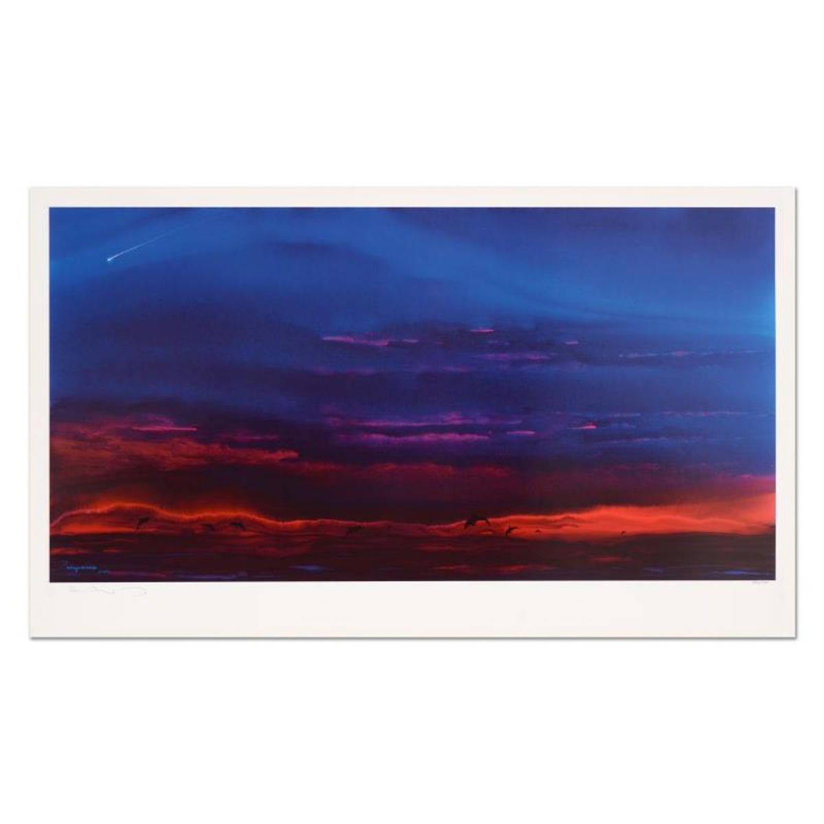 Wyland, "Sacred Seas" Limited Edition Lithograph, Numbered and Hand Signed with Certificate of Authenticity.