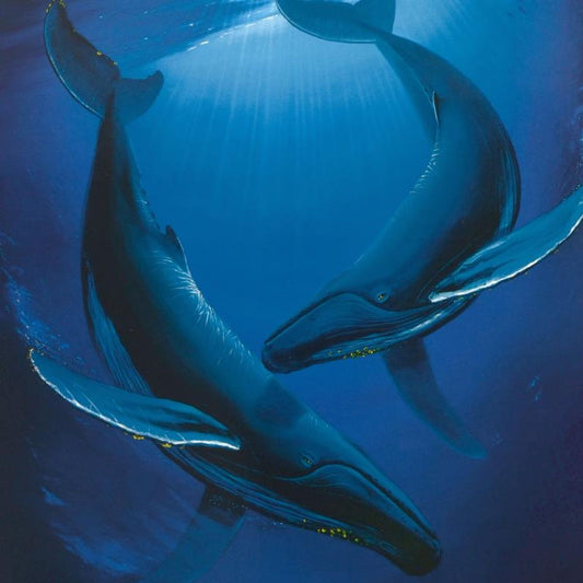 Wyland, "Song of the Deep" Limited Edition Lithograph, Numbered and Hand Signed with Certificate of Authenticity.