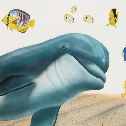 Wyland, "Underwater Paradise" Limited Edition Lithograph, Numbered and Hand Signed with Certificate of Authenticity.