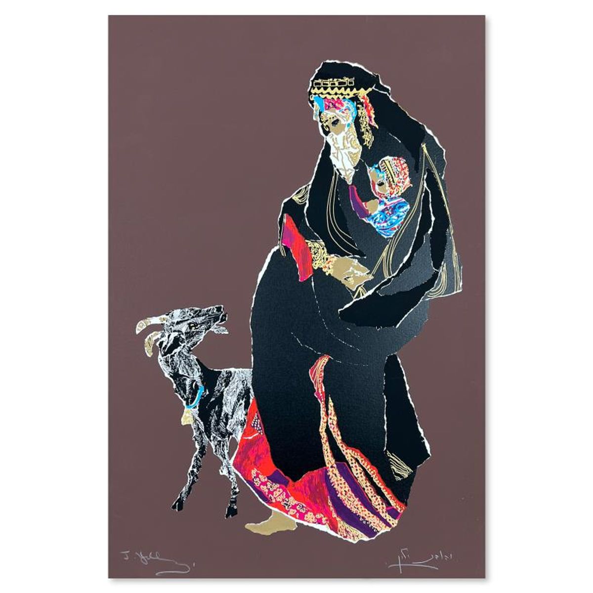 Judith Yellin, Limited Edition Serigraph, Hand Signed and Numbered with Letter of Authenticity.
