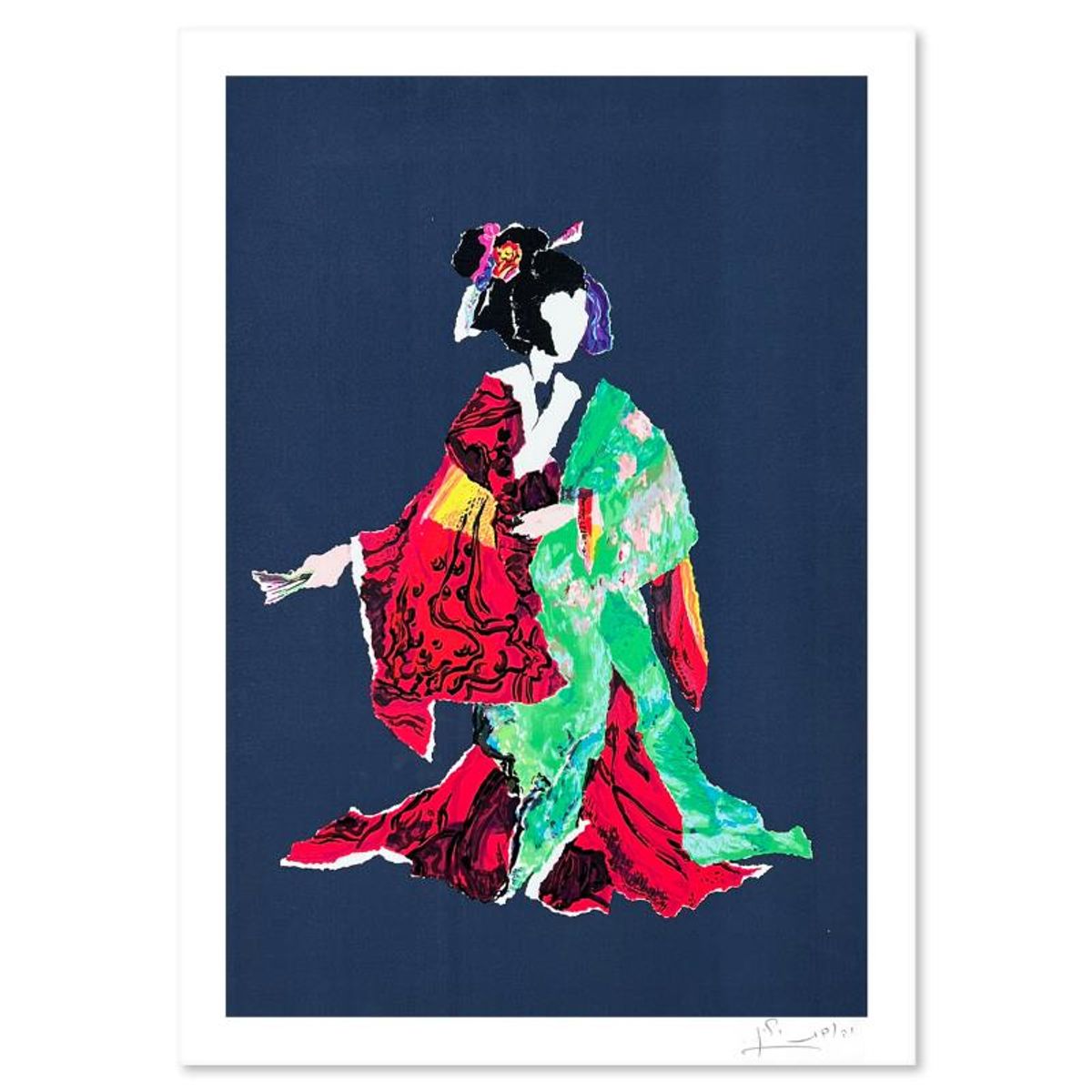 Judith Yellin, Limited Edition Serigraph, Hand Signed and Numbered with Letter of Authenticity.